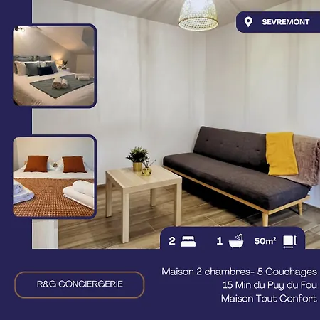 Logis Du Mousquetaire -15min Du Parc - By R&g *